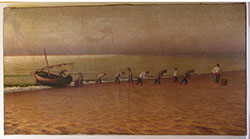 Estado final del lienzo concluída la restauración